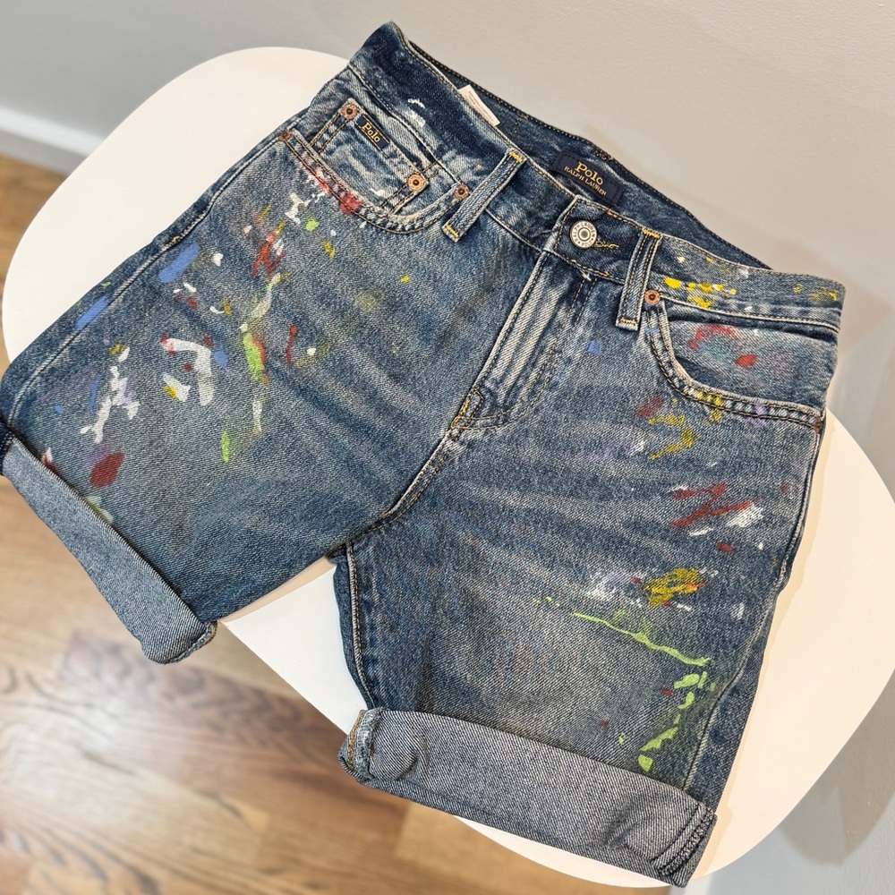 Painted Polo Jeans Short